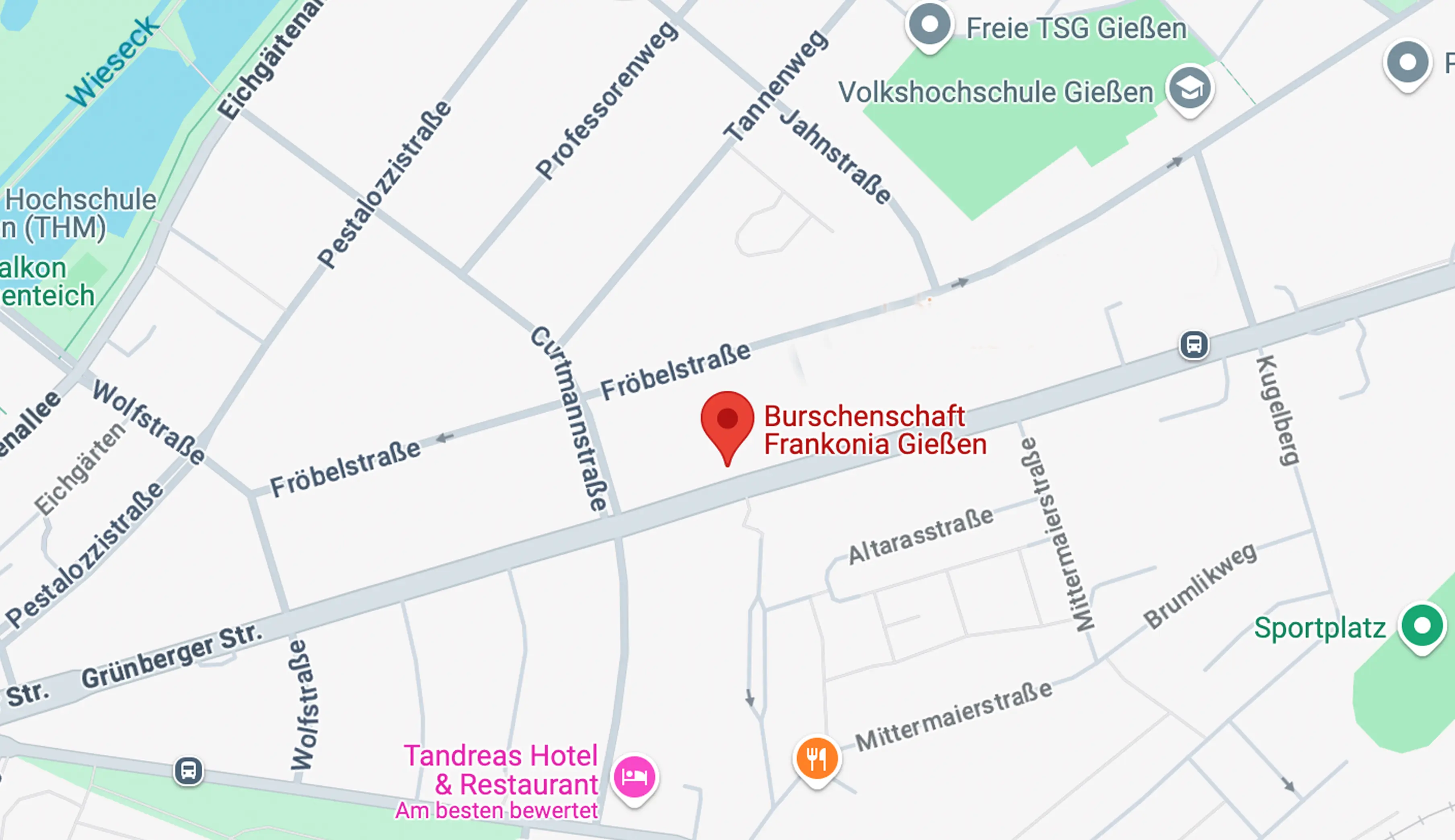 Das Frankenhaus der Burschenschaft Frankonia Gießen